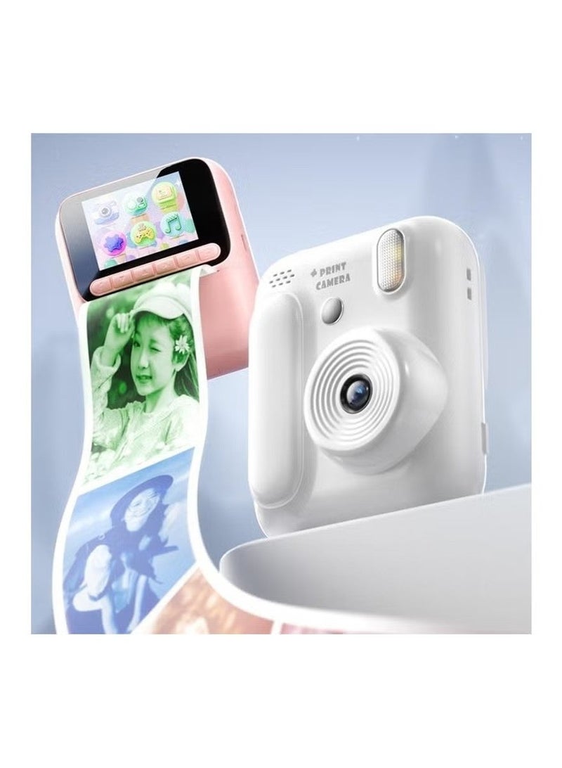 BlueFire Kids Instant Print Camera 4800W HD with 2.4” IPS Screen | 1080p Video Recorder | Ink-Free Thermal Printing | MP3 Player & Games | 3H Battery | 128GB Expandable | Fun Creative Gift for Boys & Girls - Image 5