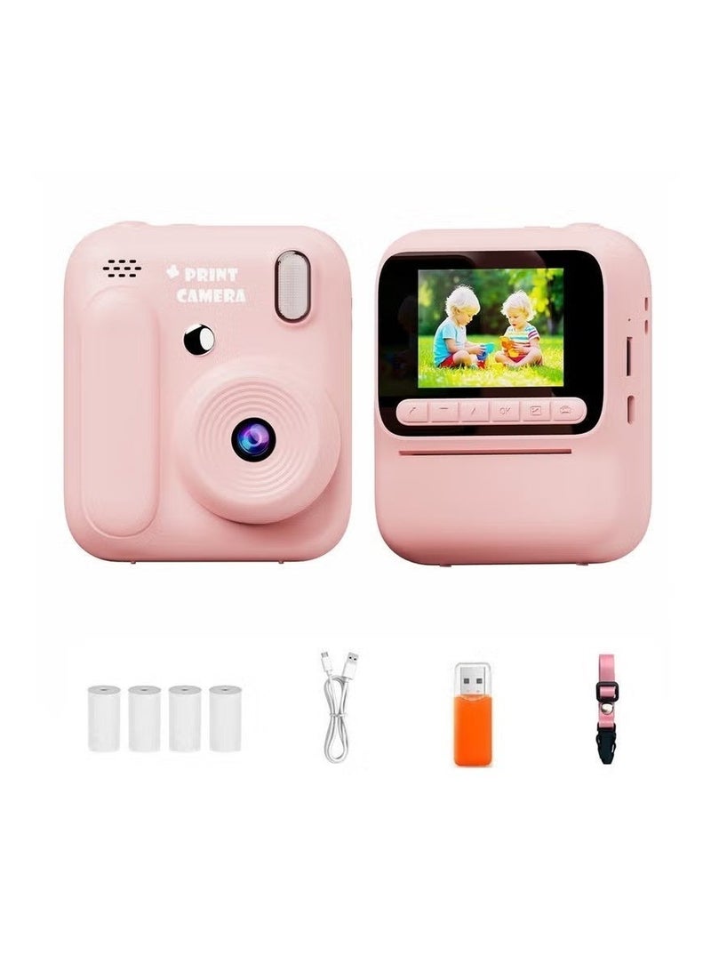 BlueFire Kids Instant Print Camera 4800W HD with 2.4” IPS Screen | 1080p Video Recorder | Ink-Free Thermal Printing | MP3 Player & Games | 3H Battery | 128GB Expandable | Fun Creative Gift for Boys & Girls - Image 2