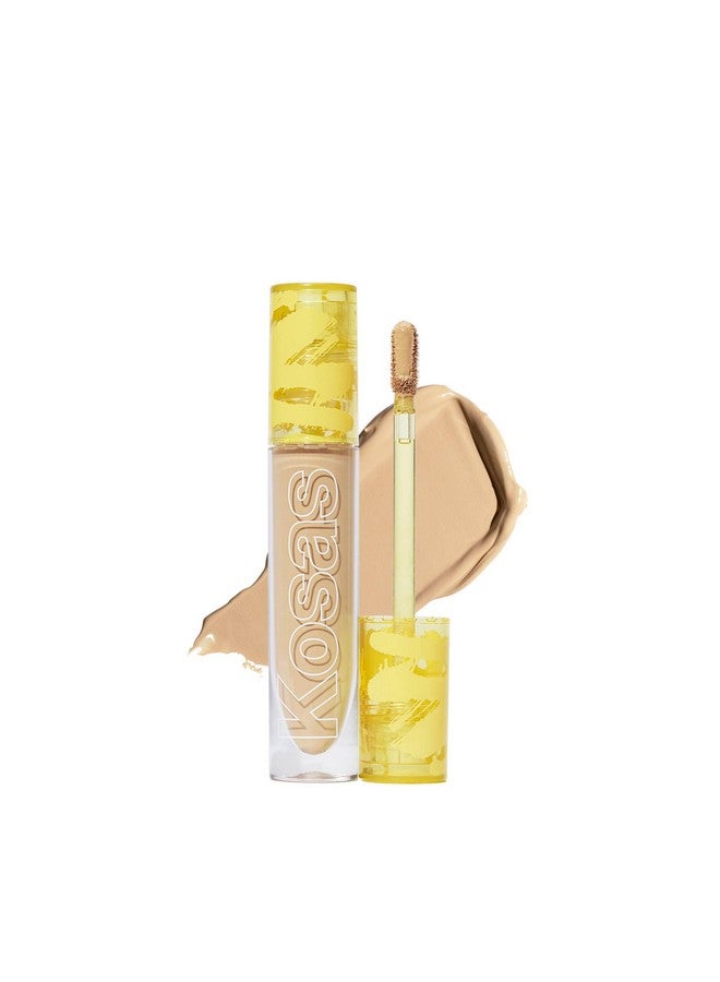 كوساس خافي عيوب كوساس ريفيلر - مكياج بتغطية متوسطة مع حمض الهيالورونيك، يخفي الهالات السوداء تحت العينين والبقع الداكنة والشوائب، ويفتح البشرة ويرطبها، يدوم طويلاً، ونباتي (درجة اللون 5.5 O) - Image 1