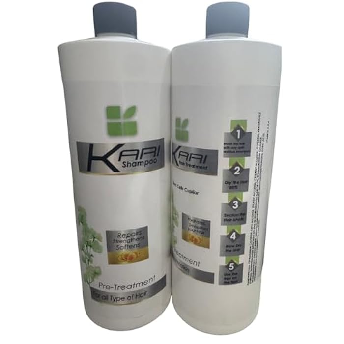 KERA FRUIT Kari Stem Cells Hair Surgery 16oz + Shampoo Hair Treatment professional results Cirugia Capilar de celulas madres kERA fRUIT Blowout for Frizzy, Dry, or Damaged Hair, Formaldehyde Free, Sin formol - Image 1