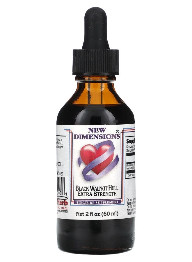 Kroeger Herb Co قشرة الجوز الأسود قوة إضافية 2 أونصة سائلة (60 مل)