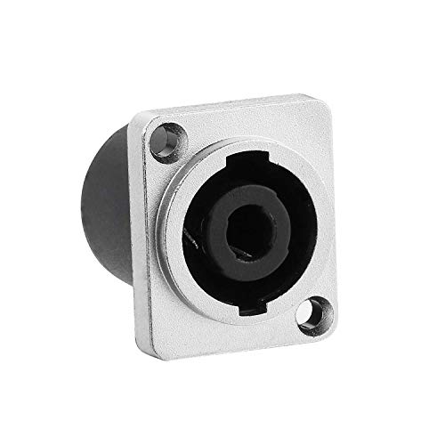 Yuyaokk 8 Pack SpeakOn Panel Mount Socket Rectangle(Square), 4 Pole Audio Speaker Jack Twist Lock Compatible with Speakon NL4MP, NL4MPR, NL4FC, NL4FX, NLT4X, NL4 Series, NL2FC, NL2 - Image 2
