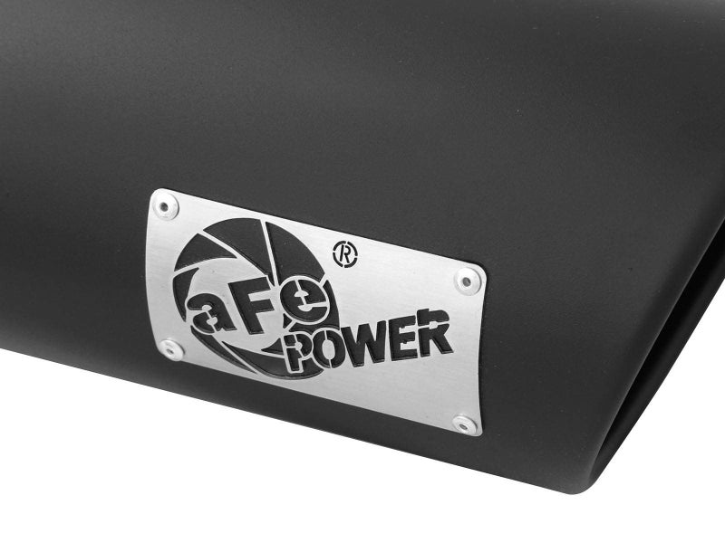 aFe Power 49T50601-B12 5" Inlet x 6" Outlet x 12" Length Black Stainless Steel Bolt-On Diesel Exhaust Tip - Image 5