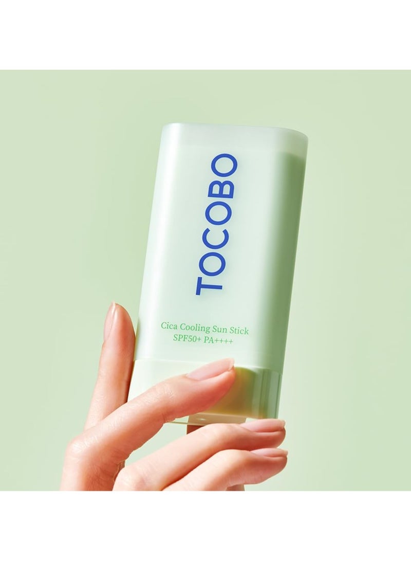 Tocobo Cica Cooling Sun Stick SPF50+ PA++++ 0.63 fl. oz - Fermented Cica Complex, Cooling Sun Stick, Reduces Skin Temperature, Quick Soothing, Lightweight and Moisturizing Sun Stick - Image 5