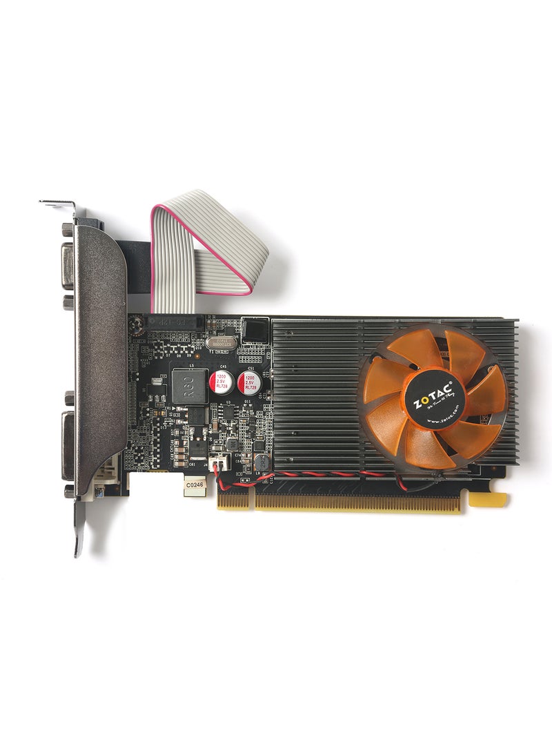 زوتاك جي فورس جي تي 710 2 جيجابايت DDR3، 64 بت، HDCP، DVI، HDMI، VGA، حزمة لايت - Image 2
