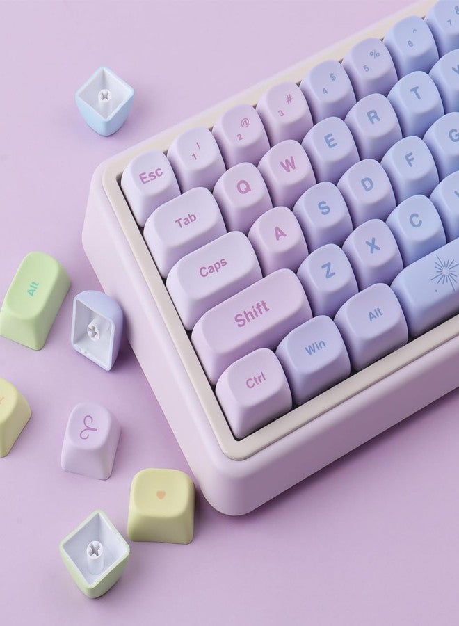 Hyekit PBT Keycaps MOA Profile Cute Keycaps 130 Keys Dye-Sublimation Kawaii Keycap Set for Cherry MX Magnetic Switches Mechanical Keyboard - Image 5