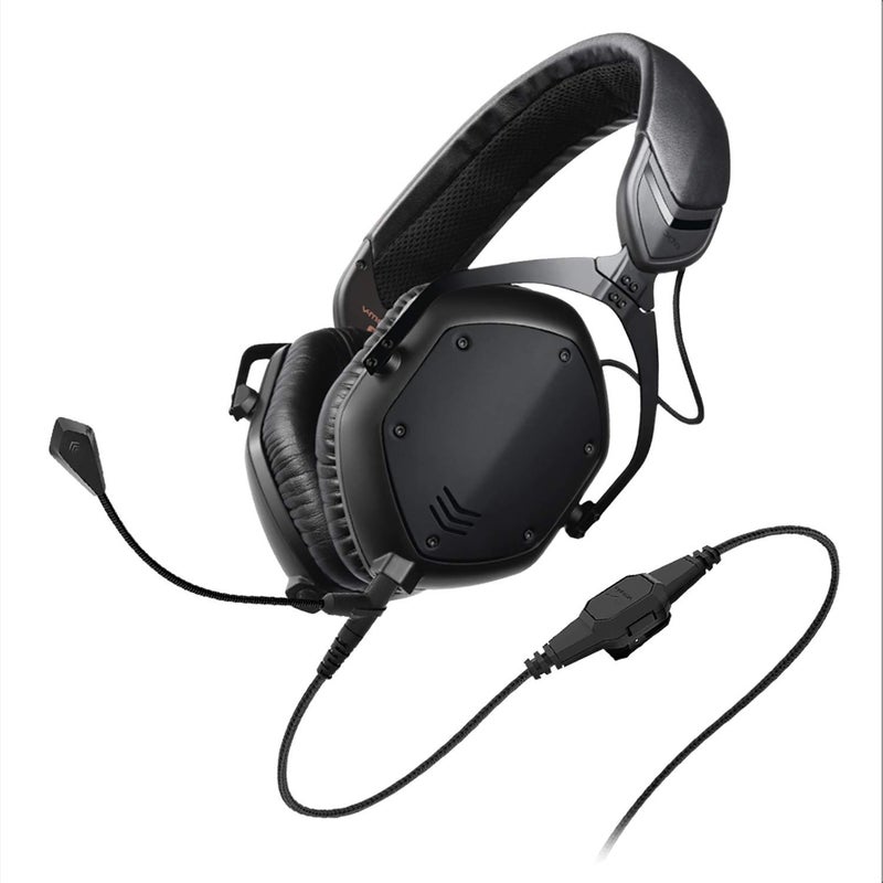 V-Moda BoomPro Microphone | for Gaming & Communication | Wired - 3.5 mm Jack | Flexible Boom | Clip-on Controller with Mute Button & Volume Wheel | Black - Image 4