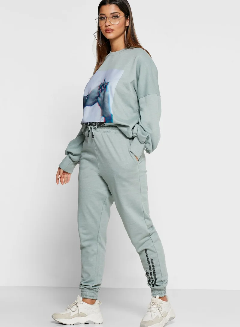 PUBLIC DESIRE Graphic Sweatshirt