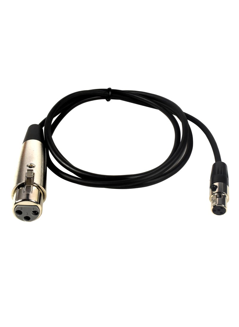 HQRP HQRP 4-Pin Mini Connector (TA4F) to XLR(F) Connector Microphone Adapter Cable Replacement for Shure WA310 Compatible with Shure PGX-D, GLX-D, QLX-D, ULX-D Digital Wireless Systems  - Image 3