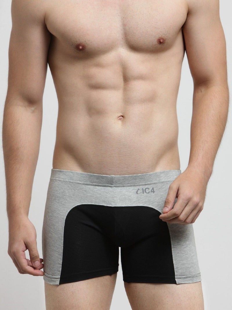 IC4 Store Men's Modern Trunk Black and Grey - Image 1