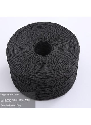 Single Strand 2mm Black 500 M/roll