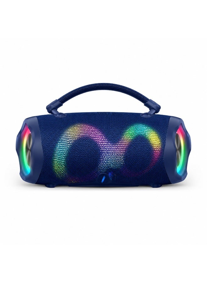 Smartbarry M50 Plus Portable Bluetooth Party Speaker with RGB Lights Deep Bass Sound System 15000mAh Battery TWS Stereo Mode Hands Free Calling USB Rechargeable Wireless Speaker - Image 1
