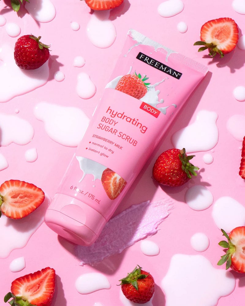 Freeman Hydrating Milk Body Sugar Scrub by Freeman for Women - 6 oz Scrub - Image 4