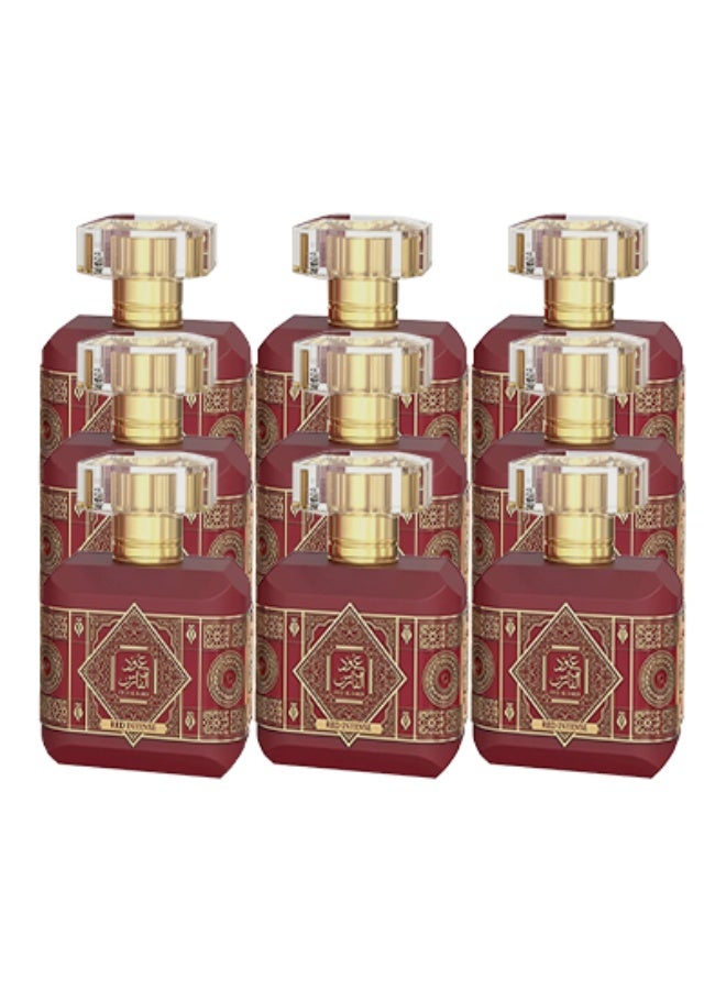 Al Fares 9 Pieces Oud Al Fares Red Intense Perfume For Women 100ml EDP - Image 1