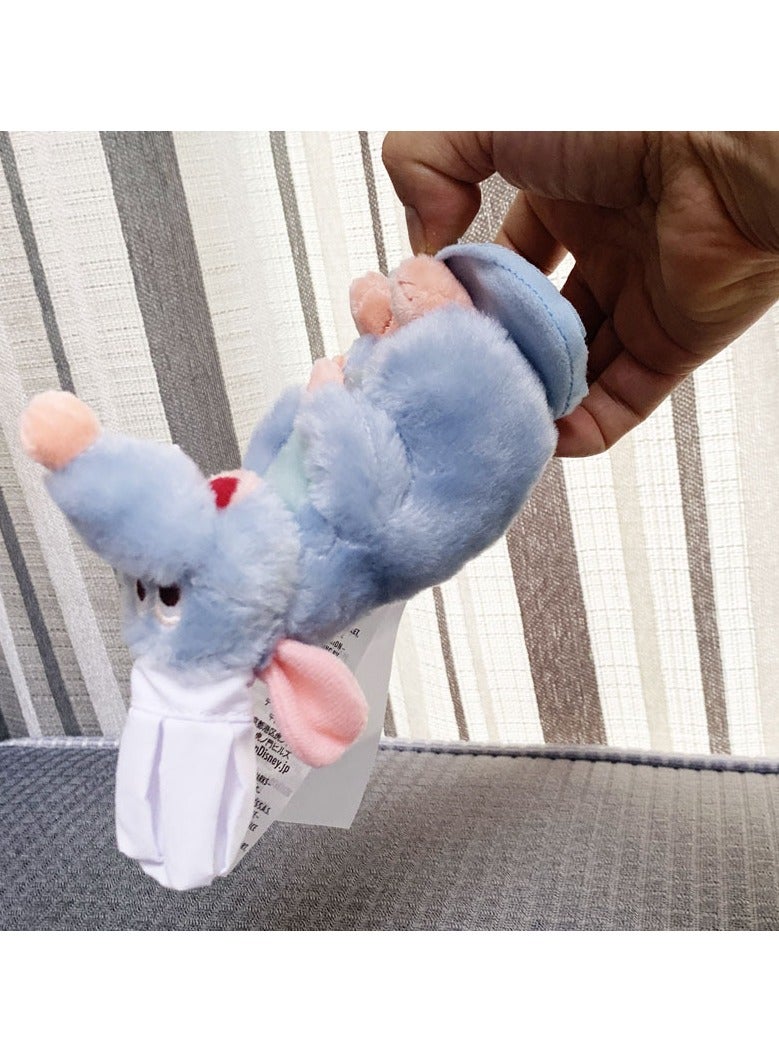 general Chef Mouse Plush Doll Sits Shoulder Standing Shoulder Cooking Mouse Cute Mouse Baby Puppet Toy Vivid and Cute 16cm - Image 3