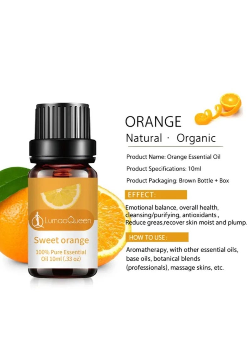 LurnaoQueen Pure Sweet Orange Essential Oil 10 ML  - Image 2