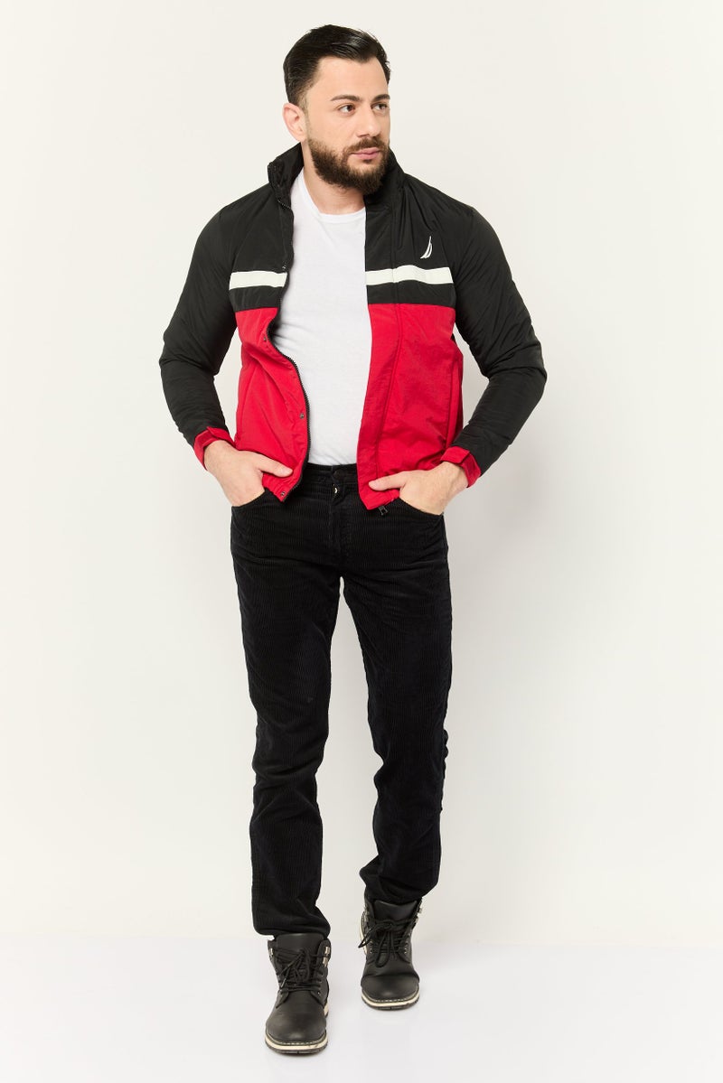 NAUTICA Men Embroidered  Logo Puffer Jacket, Multicolor - Image 2