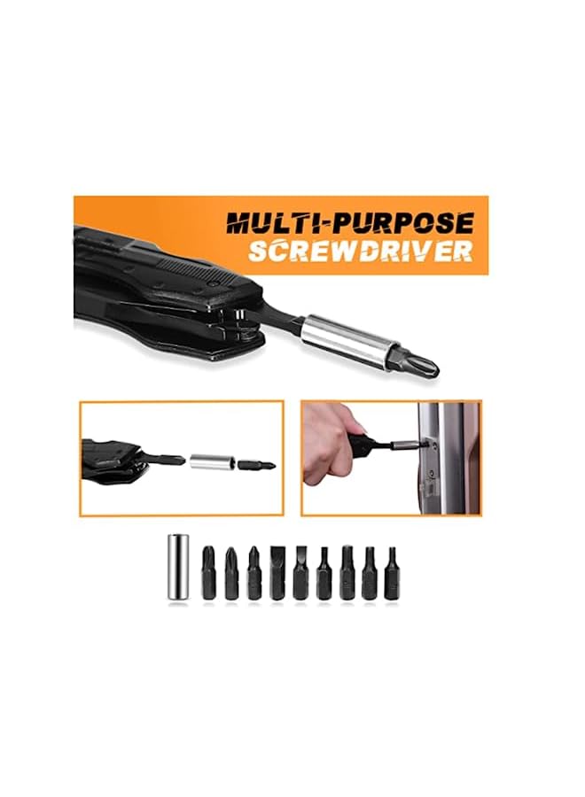 Nyganmelloz Pocket Multi-tools with Saw, Plier, Screwdriver, Bottle Opener, Best Gift And Perfect Tool for Men & Women for Outdoor, Tactical, Survival,Camping,Emergency tools  - Image 3