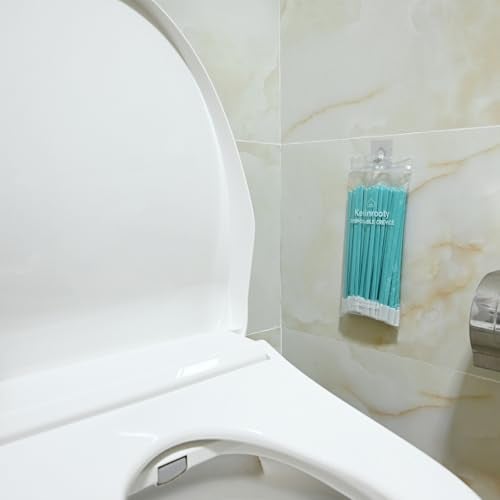 Kevinrooty 50PCS Disposable Crevice Cleaning Brush Kit, Disposable Toilet Brush, Window Sill, Keyboard, Car AC Cleaner (Blue) - Image 2