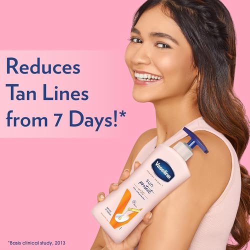 Vaseline Sun Protect SPF 30 Body Lotion, Reduces Tan Lines in 7 Days, UVA + UVB PA+++ Sun Protection, 400ml - Image 2