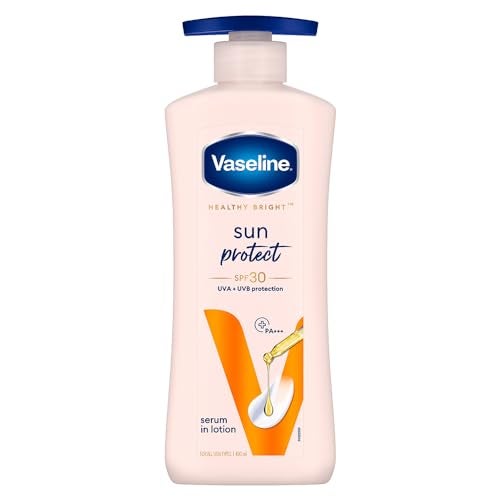 Vaseline Sun Protect SPF 30 Body Lotion, Reduces Tan Lines in 7 Days, UVA + UVB PA+++ Sun Protection, 400ml - Image 1