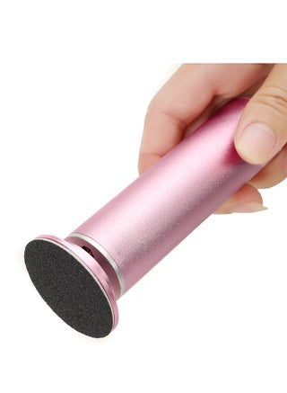 Electric Foot Callus Remover (Adjustable Speed) with 60pcs Replacement Sandpaper Discs, Powerful Pedicure Electronic Foot File for Women Men Dead Dry Hard Skin Calluses, Pink - view 2