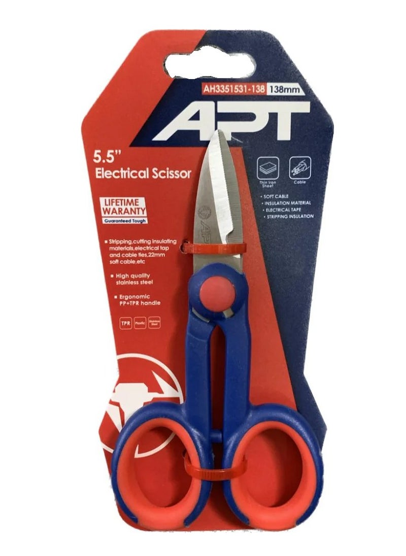 Apt Electronics Scissors 138mm Stainless Steel - AH3351531-138 