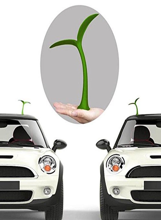 acdiac Car Roof Decoration Grass Bean Sprout Sticker Bumper Hood Stickers Creative Funny Green Grass Bean Sprout Car Exterior Sticker(Bean Sprouts) - Image 4