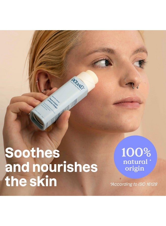 أتيتود كريم الوجه ATTITUDE Oceanly Face Cream Stick، معتمد من EWG، خالٍ من البلاستيك، مكونات نباتية ومعدنية، منتجات تجميل نباتية وخالية من القسوة، PHYTO CALM، بدون رائحة، 1 أونصة - Image 2