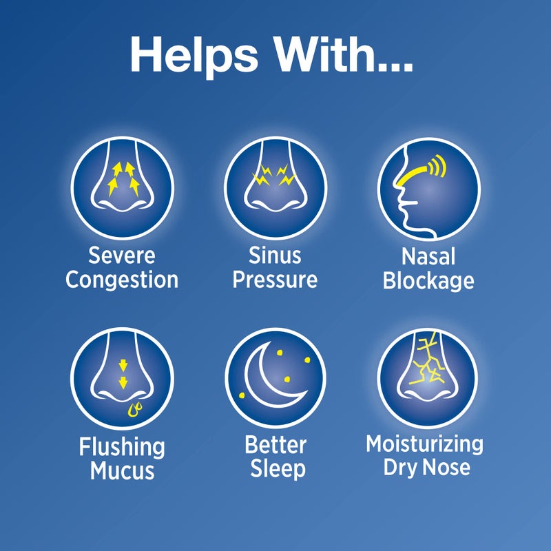 Arm & Hammer Simply Saline Extra Strength Nasal Mist 4.6oz, Saline Nasal Spray, Drug-Free, 3-Pack - Image 3