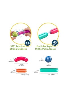 MUMS PLANET Magnetic Kids Toys Sticks Balls and Rods Set, Building Blocks and Sticks Educational Stacking Toys for Kids Boys Girls 36 Pieces, Educational Montessori Toys For Kids , valuable Gift For Kids  - Image 5