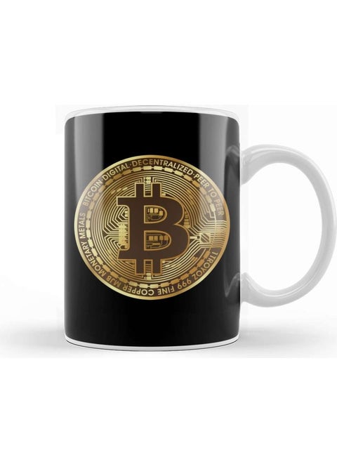 Print Shop Present I Krypto Money Corrupt Money Mug Porcelain