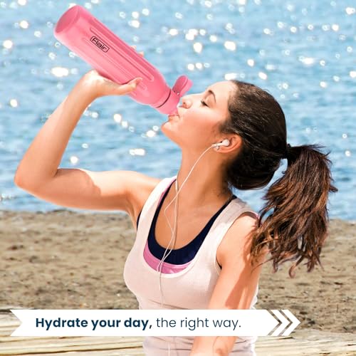 Flair Arrow Steel 900 | 650 ml, Pink, Hot & Cold | Leak Proof | Wide Mouth & Easy to Open | Insulated Inner Steel Outer Plastic Water Bottle | Travel-Friendly | Perfect for Daily Use - Image 4