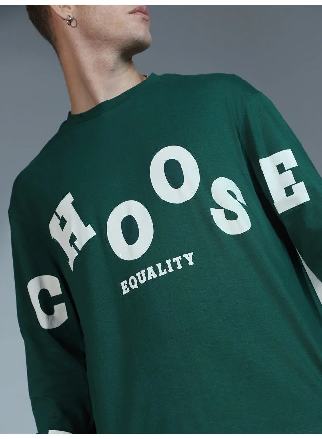 Hubberholme Men Forest Green T-Shirts - Casual and Versatile for Everyday Use