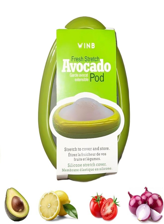 Winb Avocado Saver & Onion Storage Reusable Fruit and Veggie Savers - Ideal for Avocados, Tomatoes, Apples, Garlic, Onions, and More (Avocado saver) - Image 1