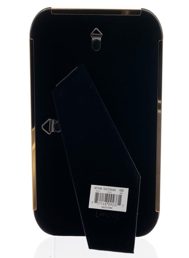 Lawrence Frames Matted Metal Frame, Embrace, Gold, 4x6 - Image 4