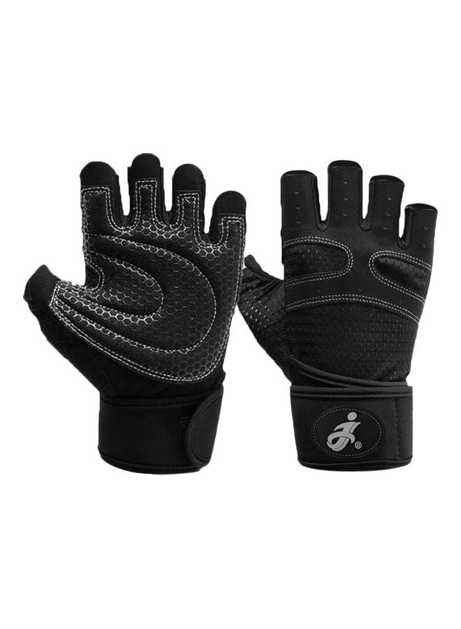 NIBEMINENT Weightlifting Gloves Workout with Wrist Wraps XL  - Image 5