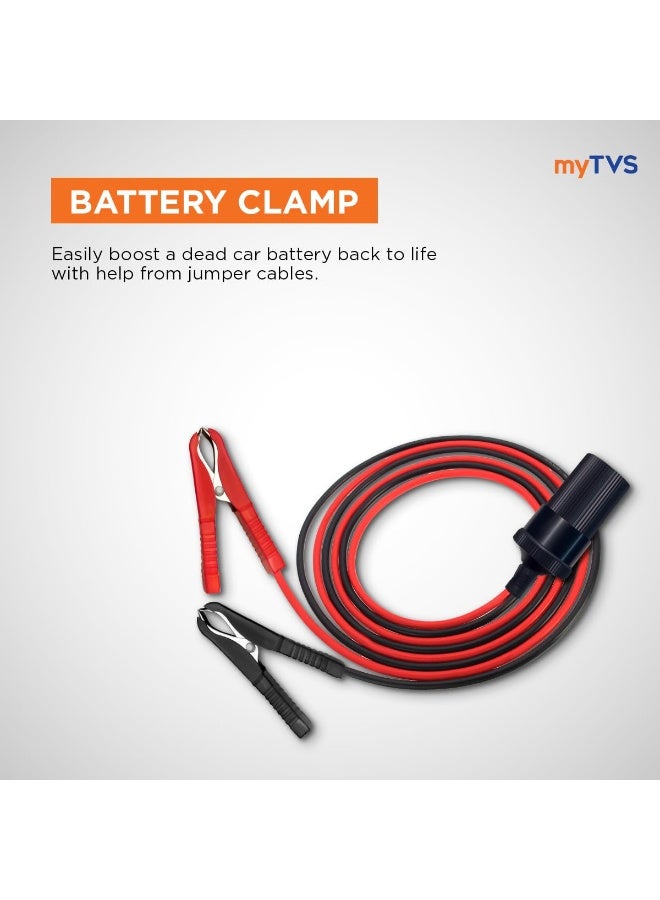 myTVS 5 in 1 Electric Car Jack and Wrench Kit | Jack for car | Smart Wrench for car | 3 Tons Capacity 12V, Plastic Toolbox | 1+1 Years Warranty | TI-6 - Image 1