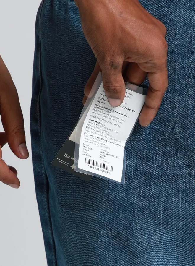 HIGH STAR  Men Indigo Jeans for Men | Best Price UAE