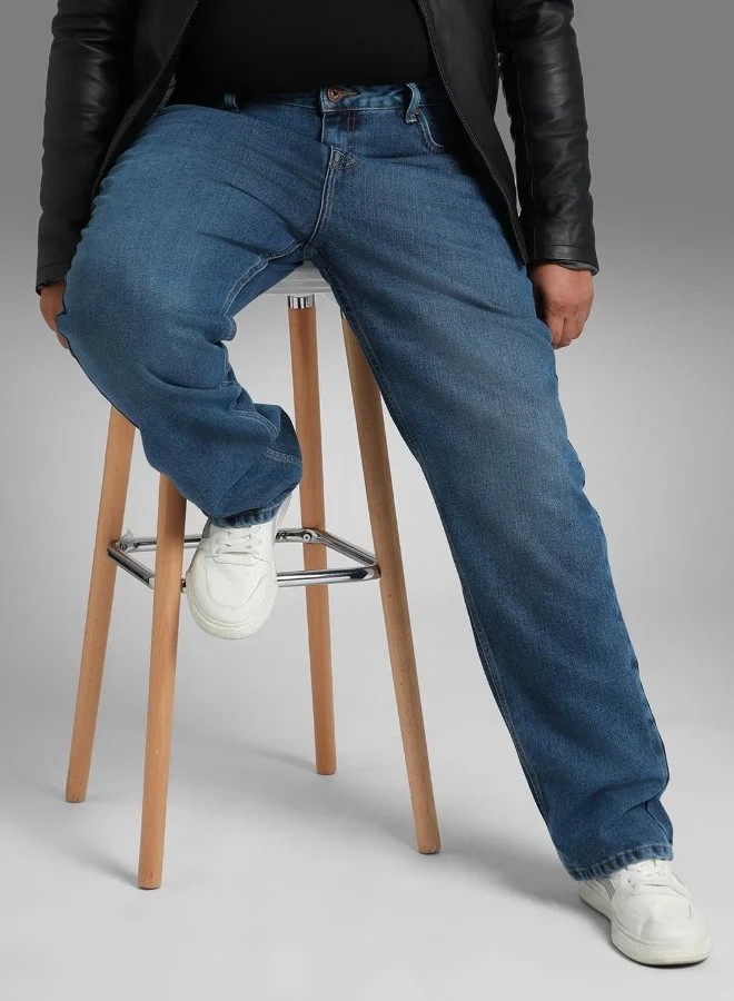 HIGH STAR  Men Indigo Jeans for Men | Best Price UAE