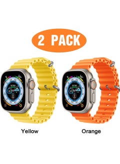 ELTRAZONE 2PACK Nylon Compatible with Apple Watch Bands 49mm, Soft and Breathable Nylon G-hook Loop Buckle Watch Strap, Suitable for Apple watch Ultra Series 8  - Image 4
