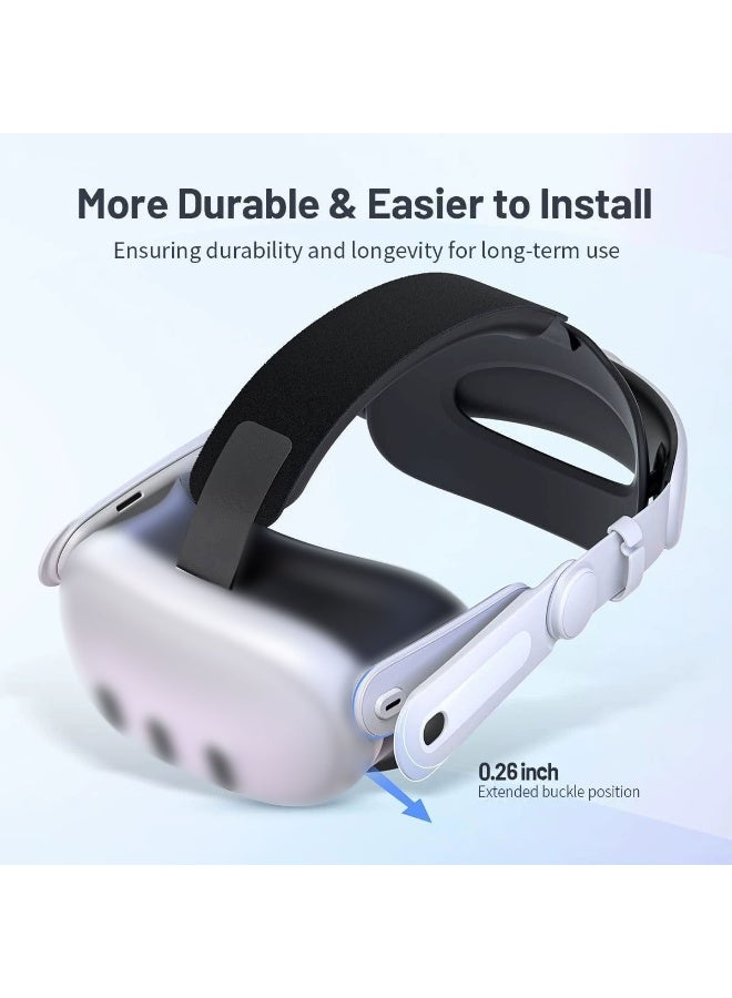 Suitable for Meta quest 3/3S Elite Headband Comfortable Breathable Decompression Soft Simple Adjustable - Image 4