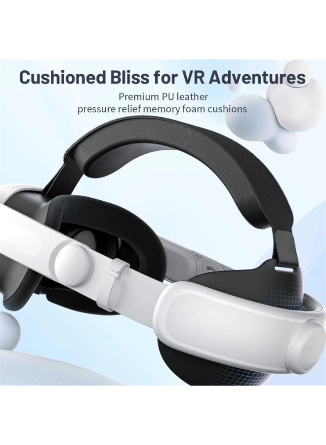 Suitable for Meta quest 3/3S Elite Headband Comfortable Breathable Decompression Soft Simple Adjustable - Image 2