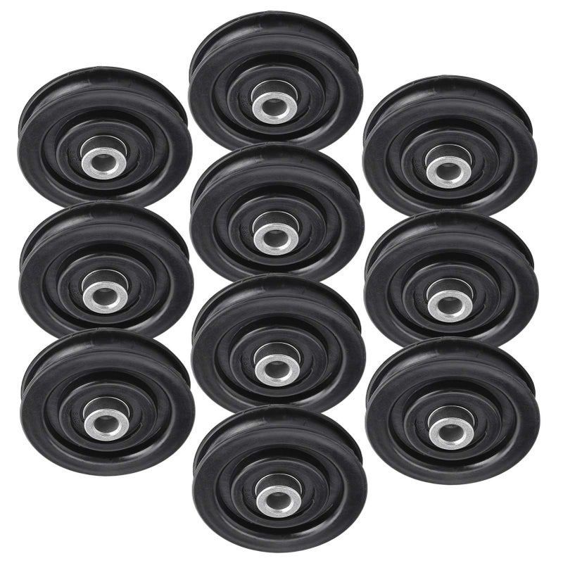 10 Pcs 75mm Nylon Fitness Pulley For Home Gym Strength Training - Image 2