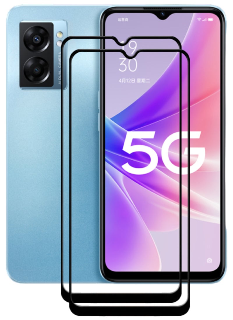 ACLIX 2 Pieces Antistatic ESD Dustproof Premium Quality High Definition Tempered Glass Screen Protector Designed For Oppo A57 - Image 1