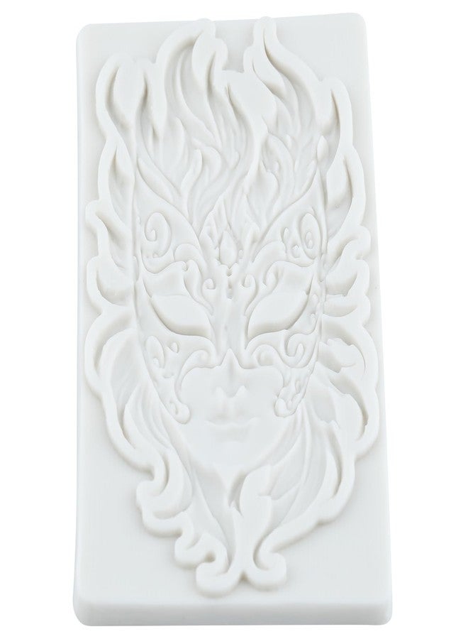 QDMOLDS قوالب سيليكون على شكل قناع من QDMOLDS، قوالب فوندان لتزيين الكيك والكب كيك، شوكولاتة، حلوى، طين بوليمر، عجينة سكر. - Image 4