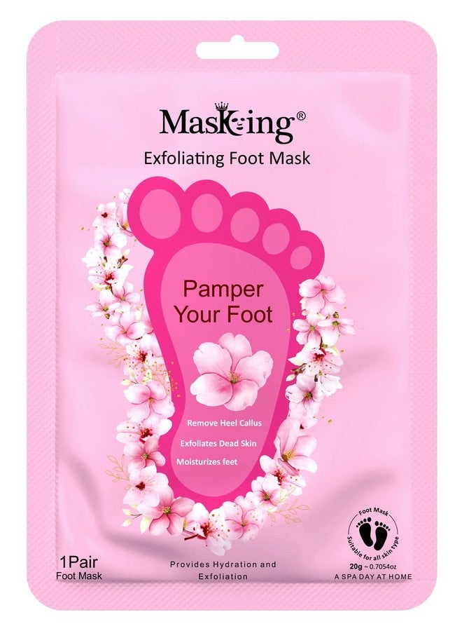 Masking Hydrating, Deep Moisturisation and Exfoliating Foot Mask for Smooth and Silky Foot (Pack 1) 20g - Image 1