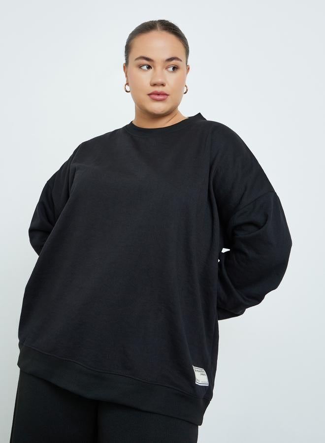 ستايلي سويت شيرت طويل واسع بمقاس كبير - Image 3