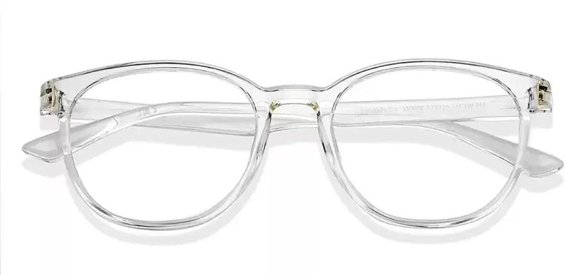 Iflash Blue Light Blocking Glasses Gaming Filter Transparent Round Eyeglasses for Eye Protection Men Women, Computer/Tablet/Laptop/Mobile/TV, Anti-blue & Anti eyestrain - Image 1