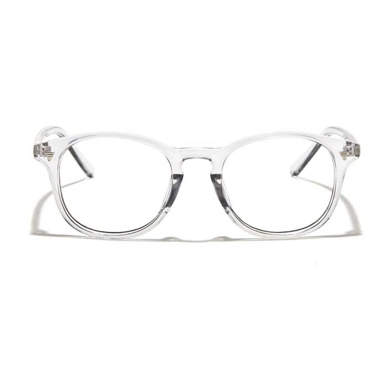 Iflash Blue Light Blocking Glasses Gaming Filter Transparent Round Eyeglasses for Eye Protection Men Women, Computer/Tablet/Laptop/Mobile/TV, Anti-blue & Anti eyestrain - Image 2